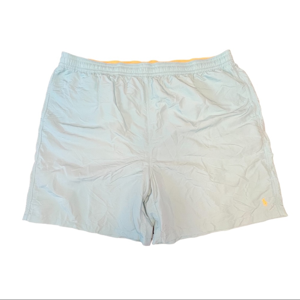 Polo by Ralph Lauren - Blue & Yellow Swimming Trunks - 4XLT